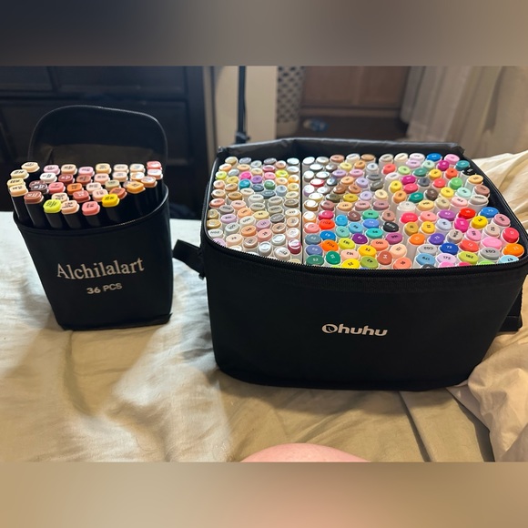 Ohuhu & Alchilalart markers. Perfect condition! - Picture 1 of 5